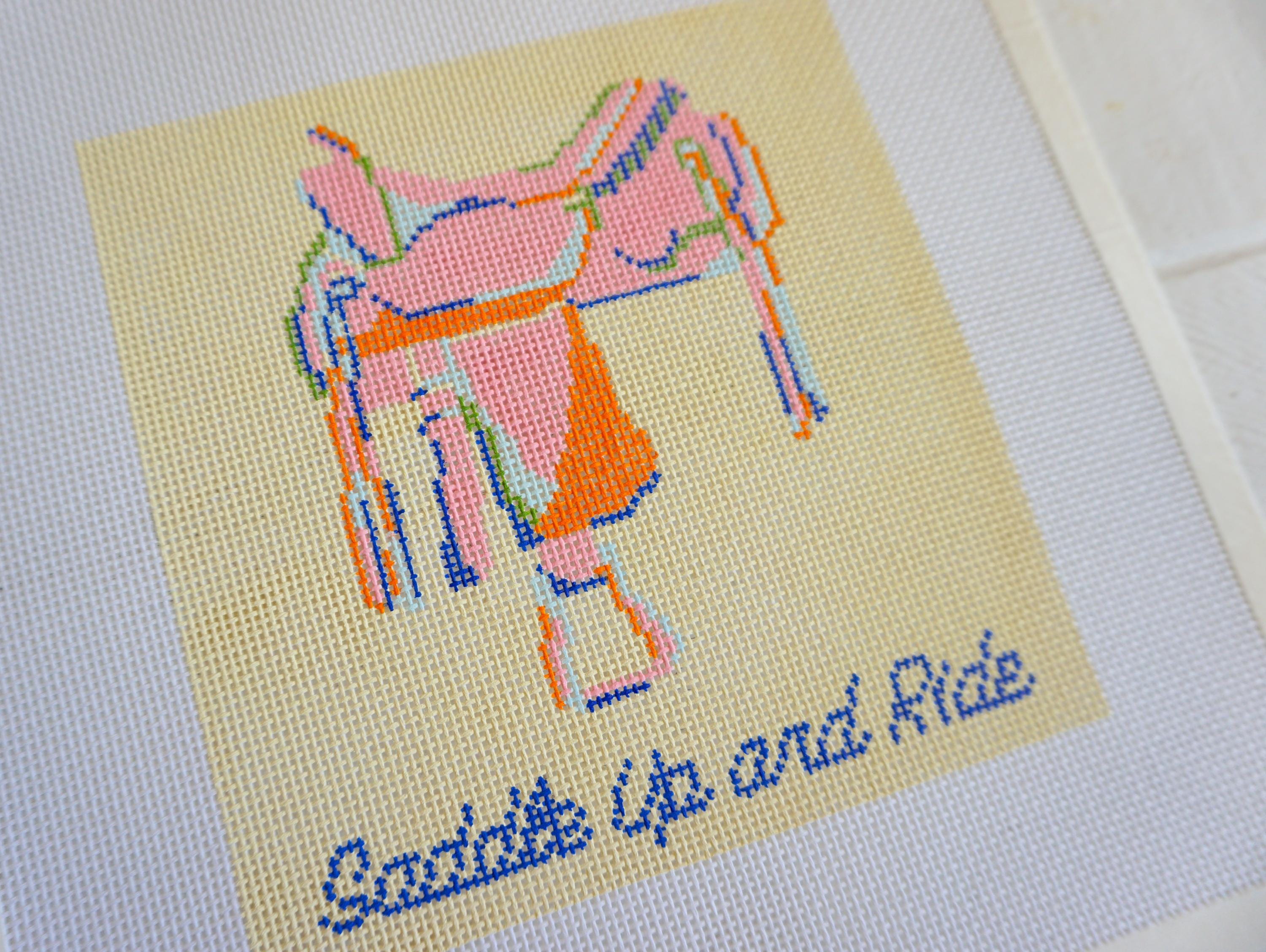 Western Saddle "Saddle Up and Ride"