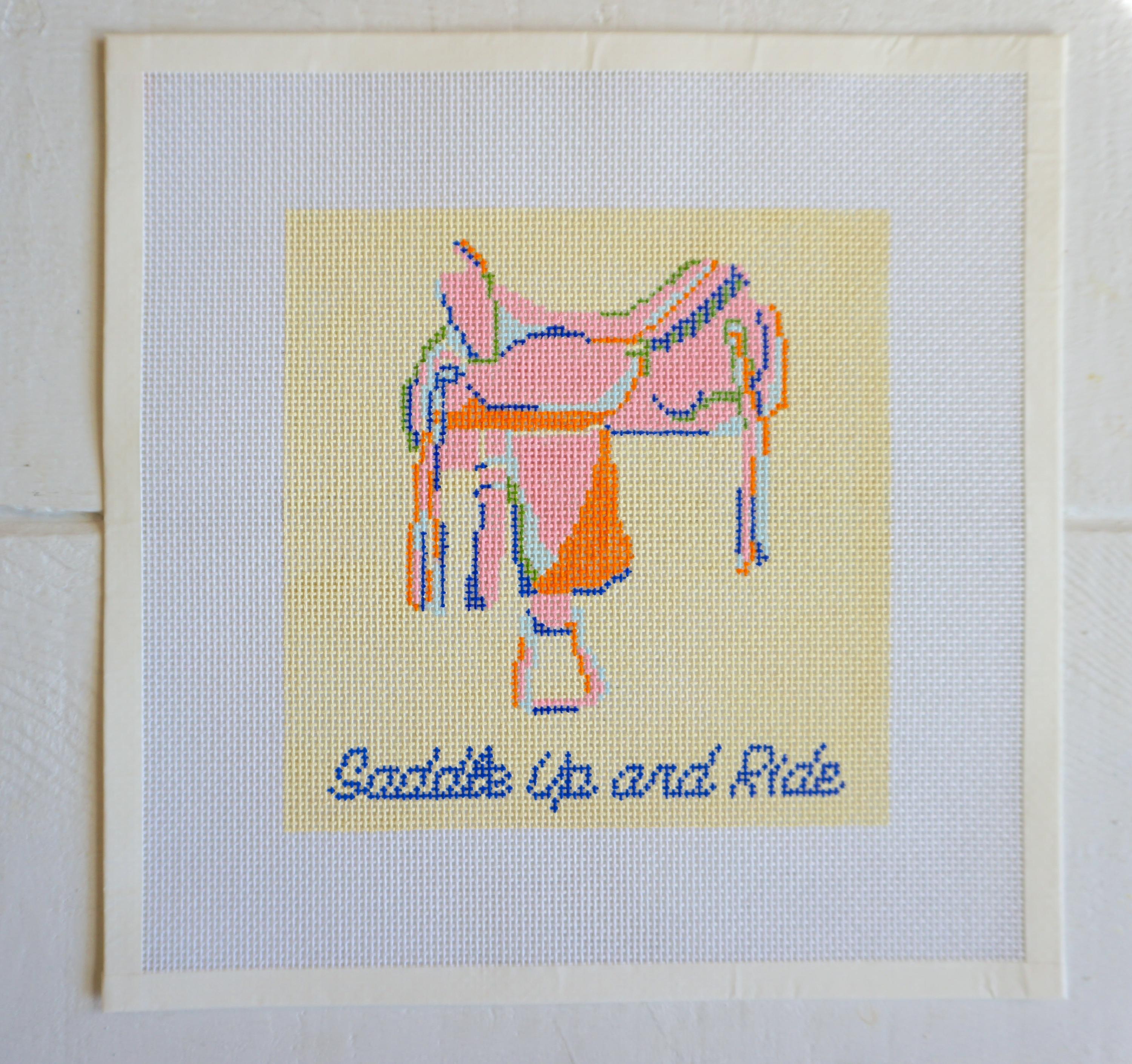 Western Saddle "Saddle Up and Ride"