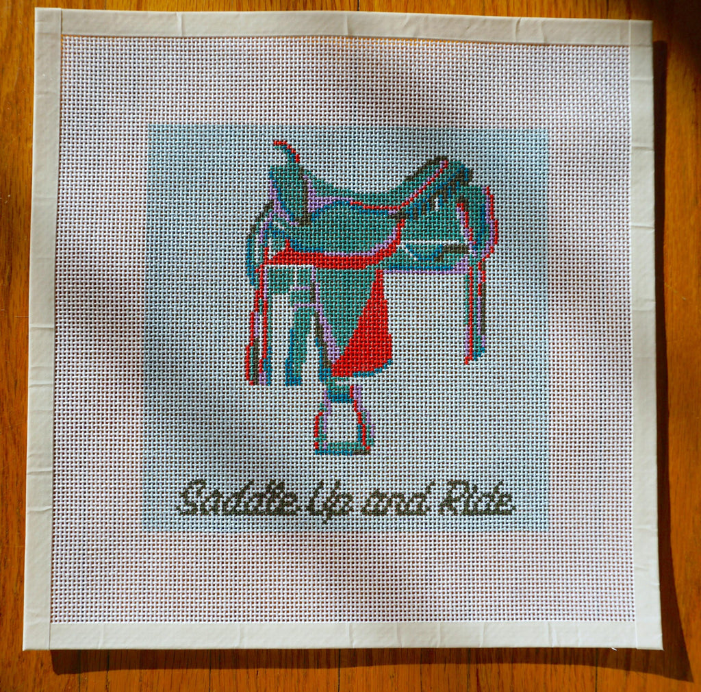 Western Saddle "Saddle Up and Ride"