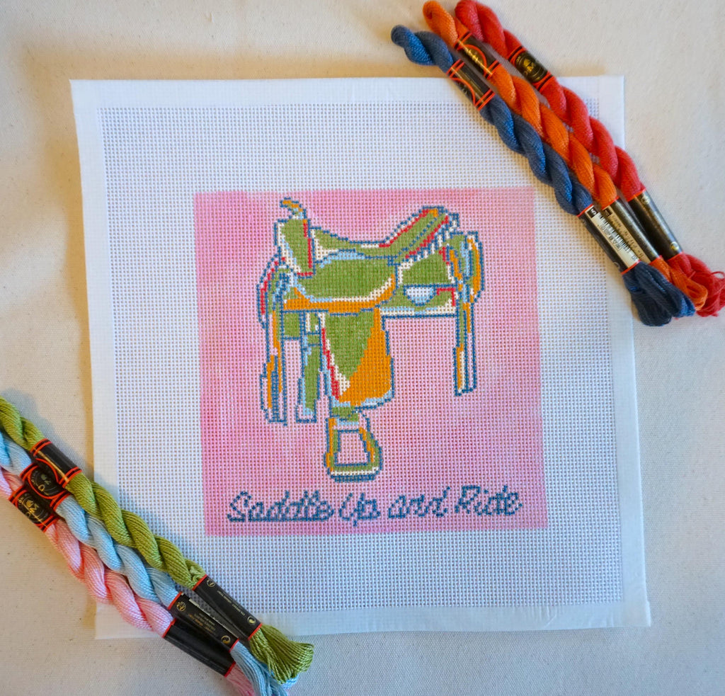 Western Saddle "Saddle Up and Ride"