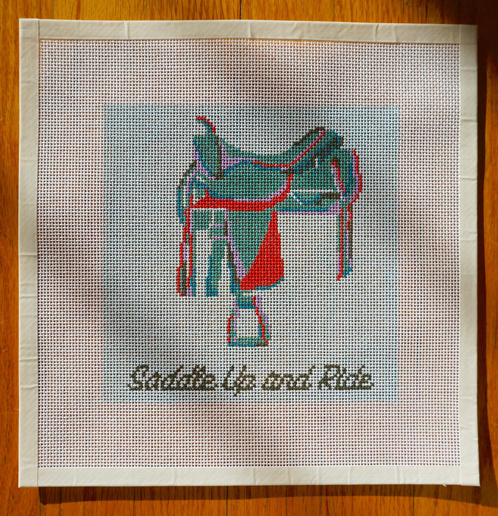 Western Saddle "Saddle Up and Ride"
