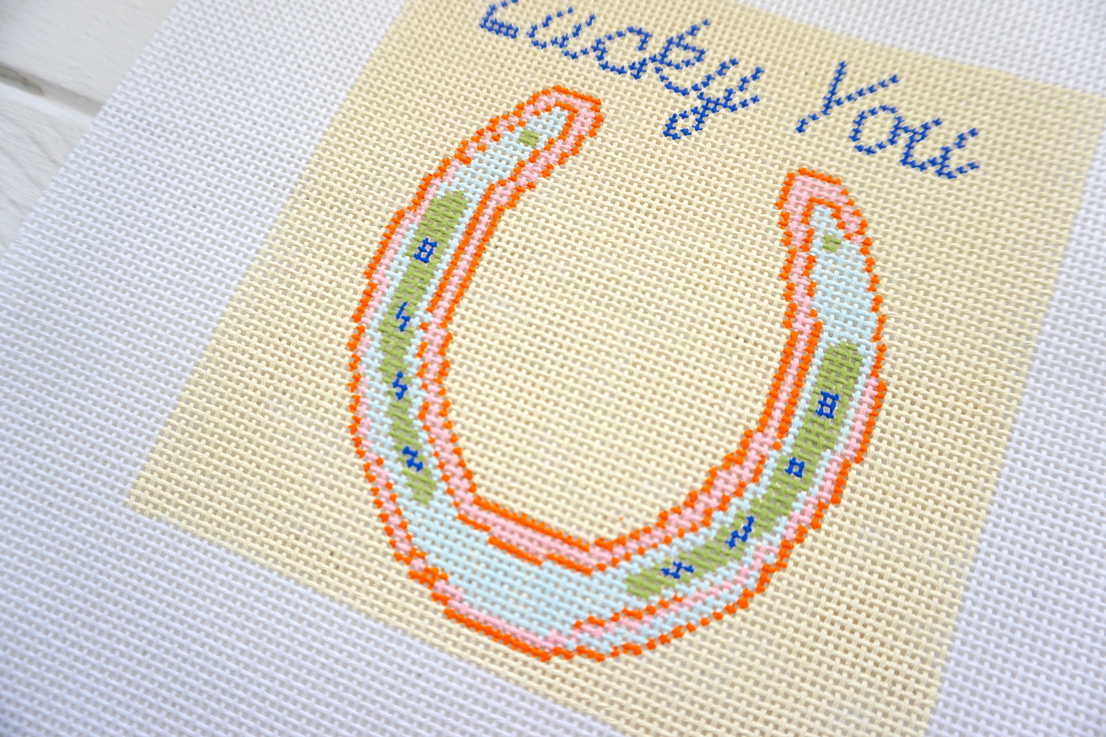 Yellow Horse Shoe "Lucky You"