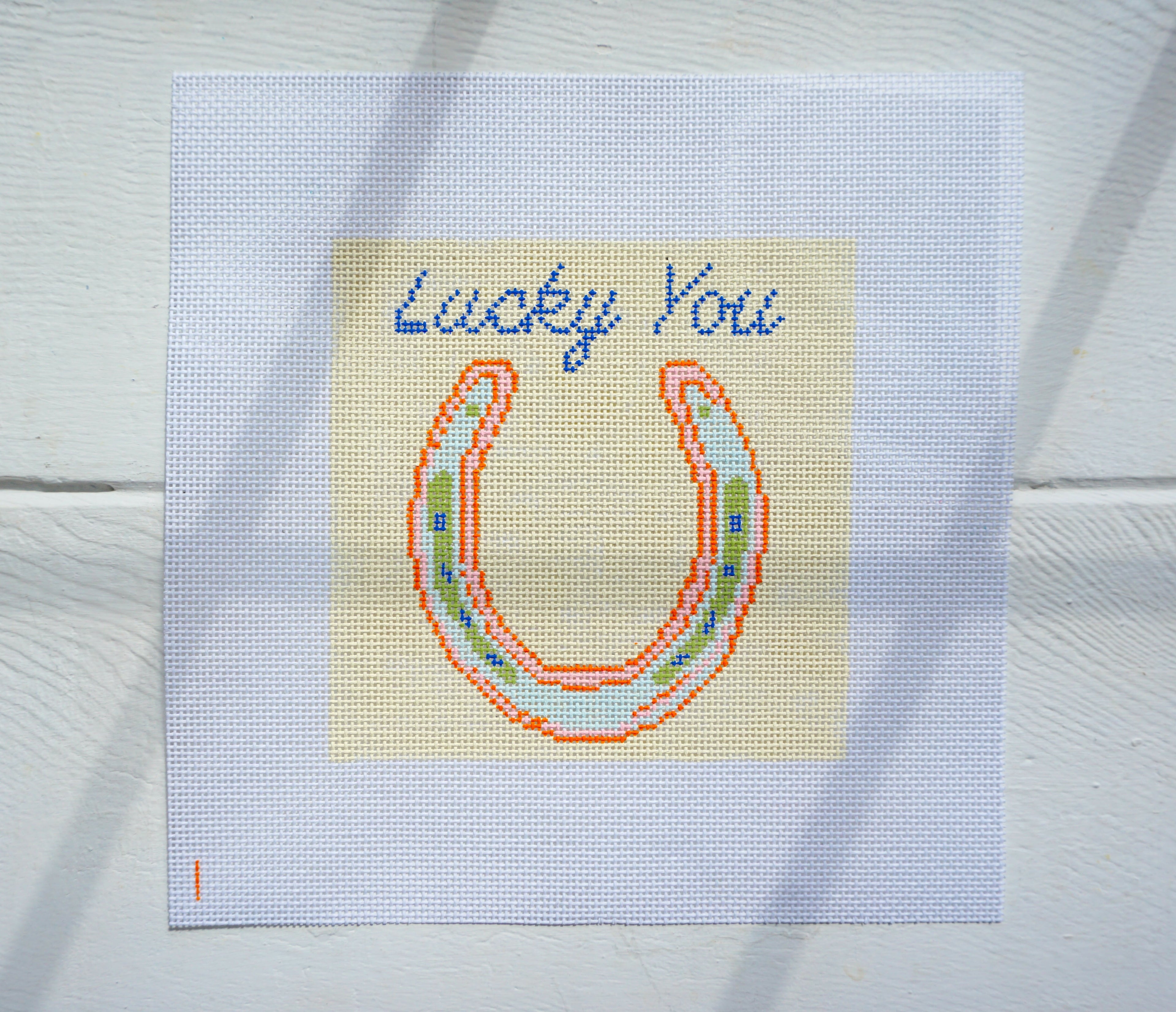 Yellow Horse Shoe "Lucky You"