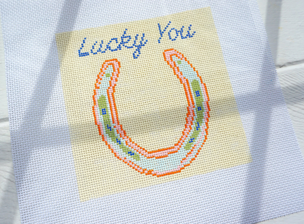 Yellow Horse Shoe "Lucky You"