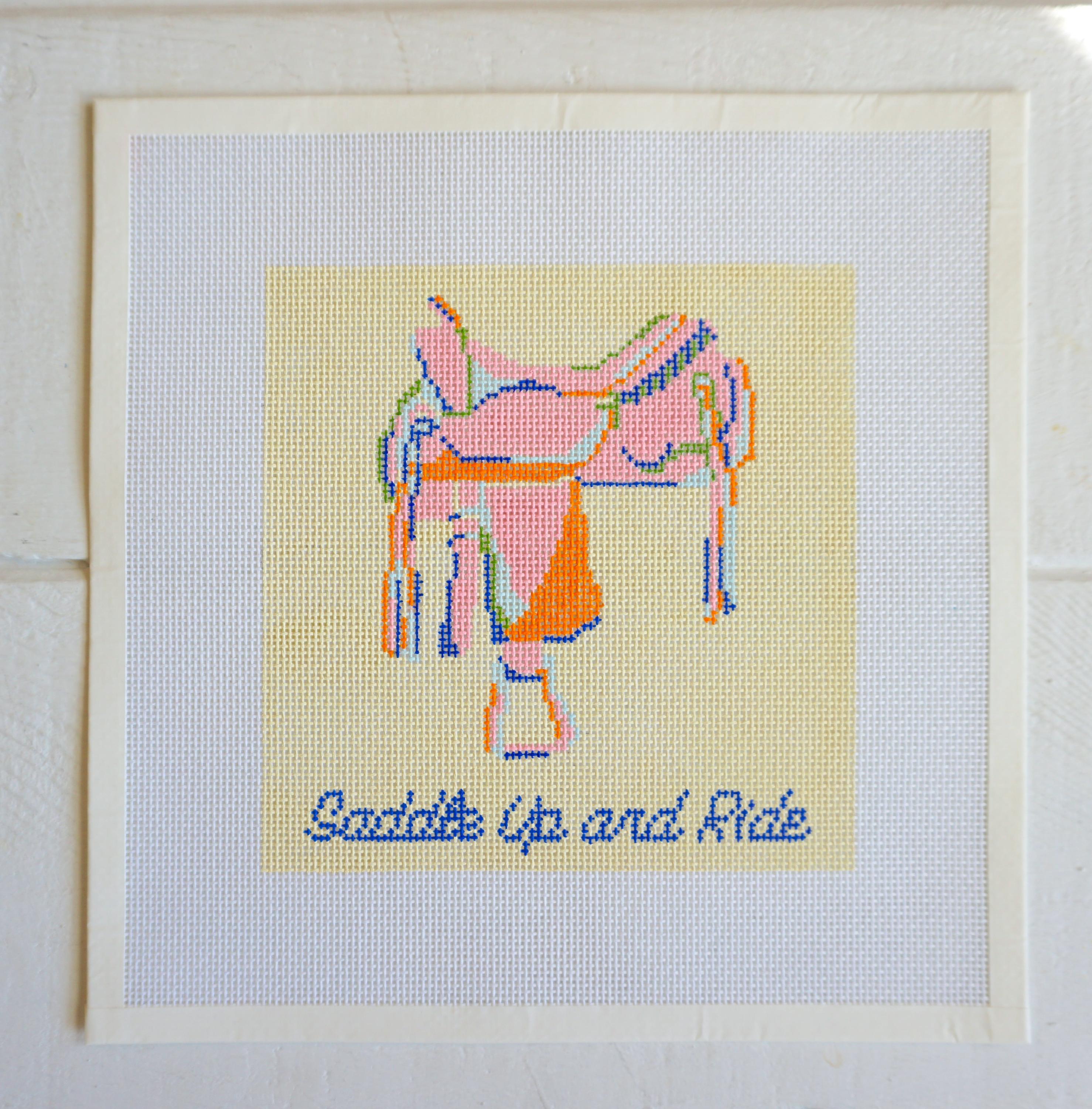 Western Saddle "Saddle Up and Ride"