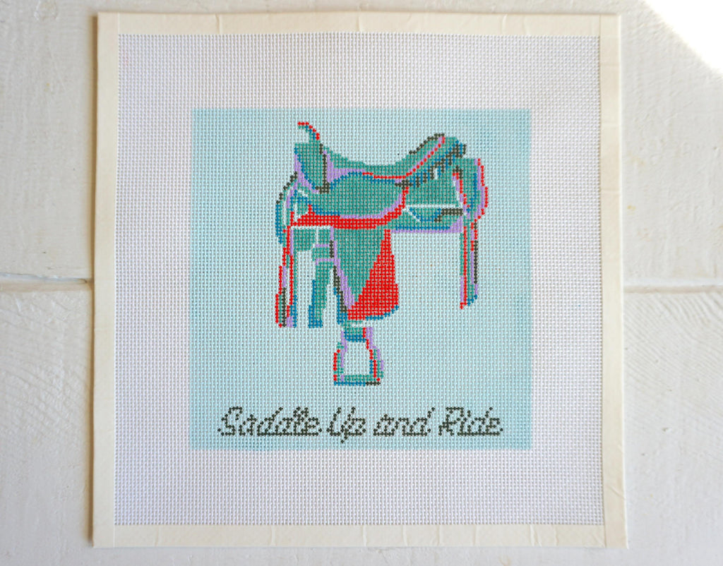 Western Saddle "Saddle Up and Ride"