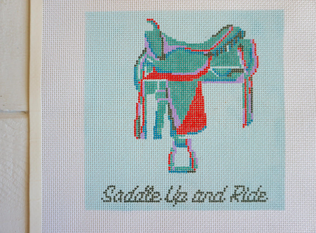 Western Saddle "Saddle Up and Ride"