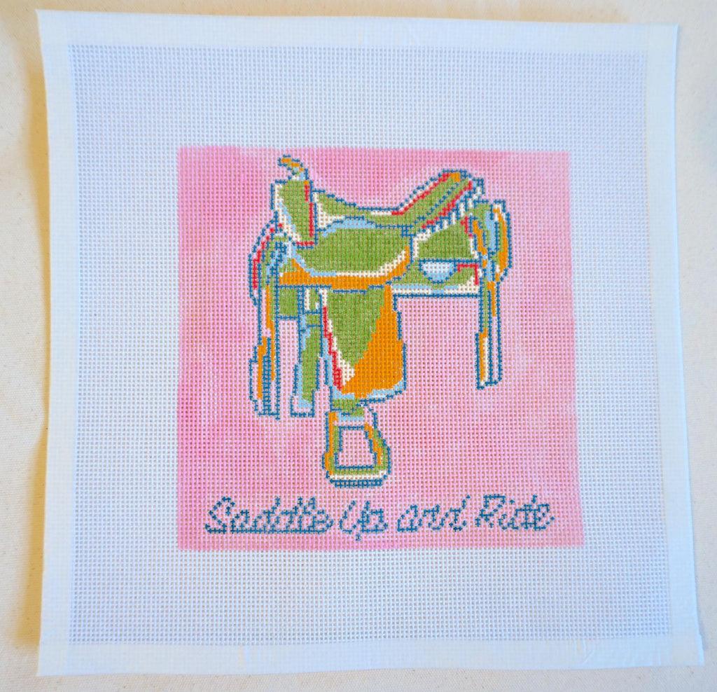 Western Saddle "Saddle Up and Ride"